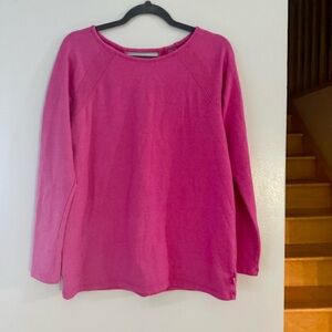 EUC Danskin Pink Sweatshirt Dance Workout